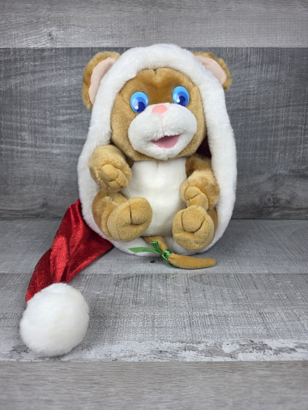 Animated Christmas Story Mouse Plush Twas The Night Before Christmas Works b101